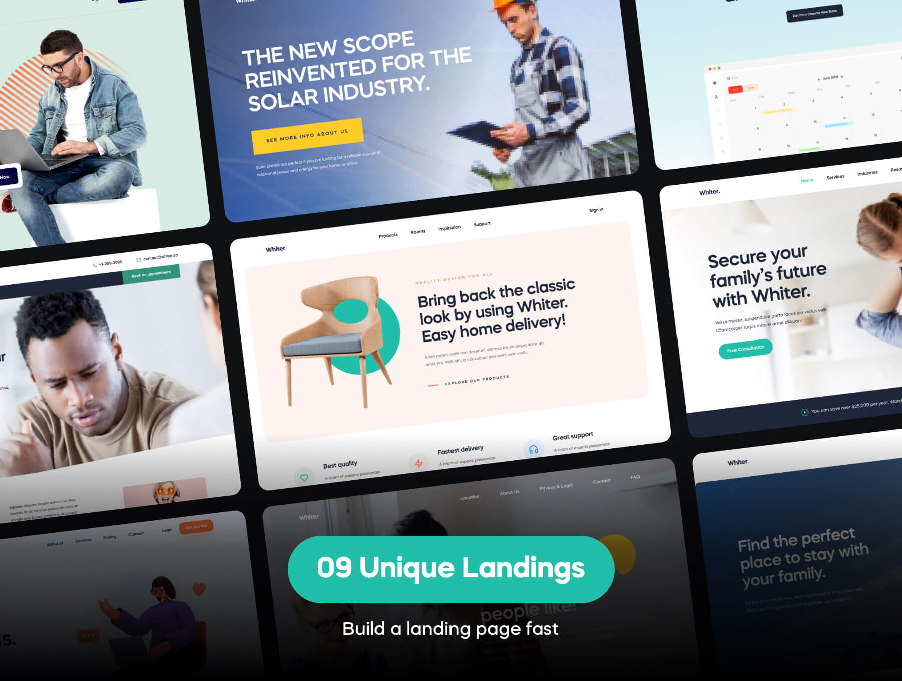 一套适合于APP、SaaS后台和PC的登陆页素材模板