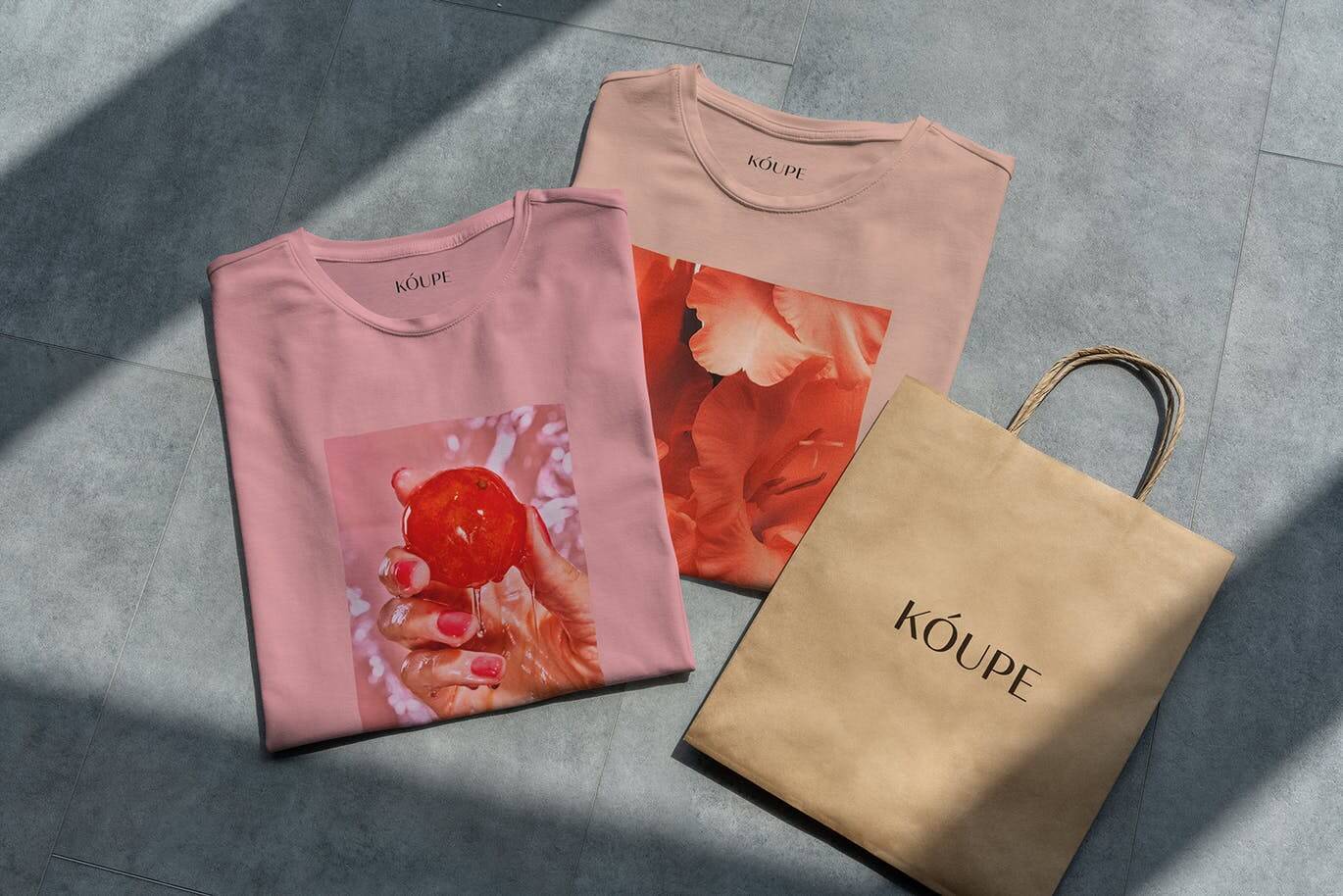 10个高端真实有逼格的T恤服装VI样机PSD素材包