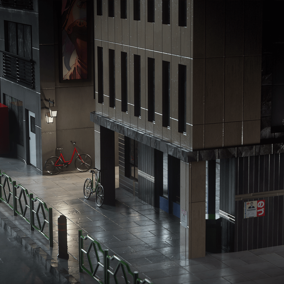 Kitbash3D NeoTokyo2新东京2科幻城市建筑C4D模型素材包