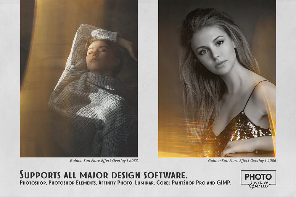 金色太阳光耀斑照片叠层JPG素材