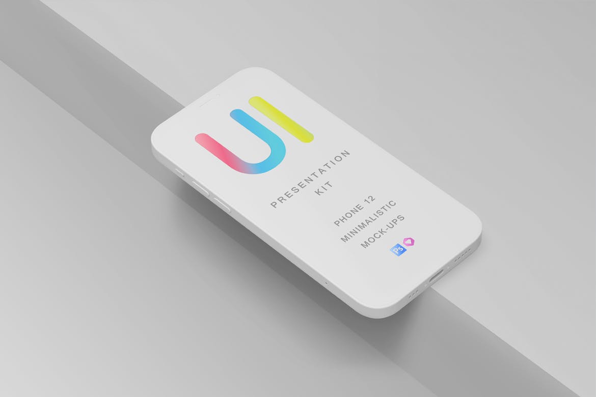 逼真高品质iPhone 12样机展示PSD素材包