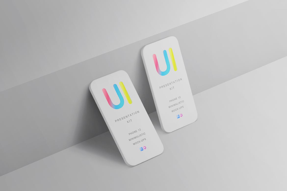 逼真高品质iPhone 12样机展示PSD素材包