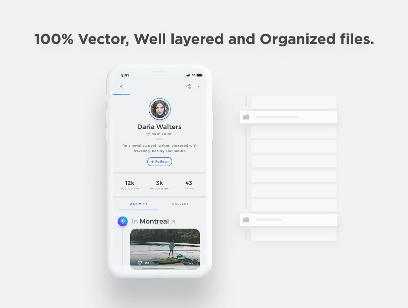 56个简洁耐看的酒店预订主题APP UI KIT素材包