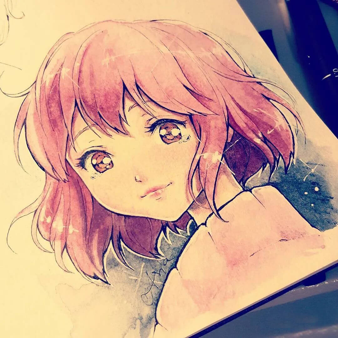 画插画没感觉？这些日韩少女线稿为你画画增添不少灵感