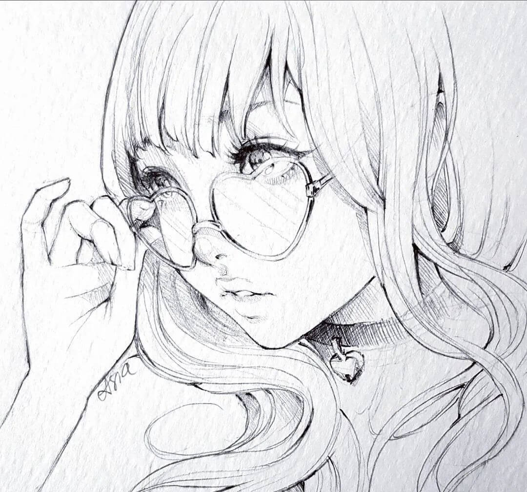 画插画没感觉？这些日韩少女线稿为你画画增添不少灵感