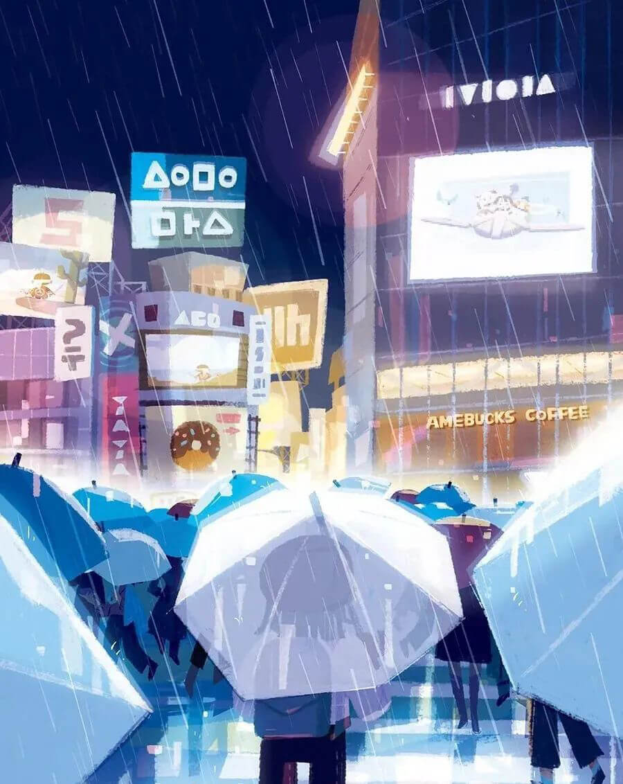 可爱风插画大神！日本插画师AMELICART作品集和笔刷素材包