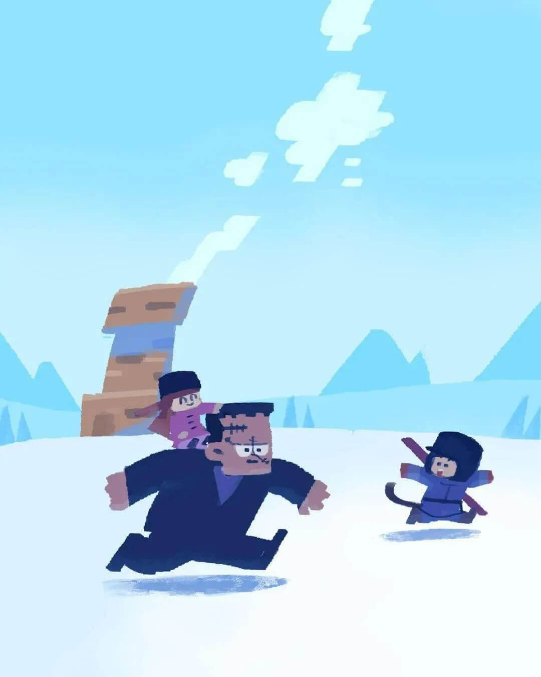 可爱风插画大神！日本插画师AMELICART作品集和笔刷素材包