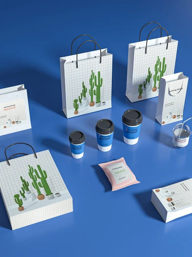 123套甲方想要的高逼格包装样机素材来了，什么行业都有