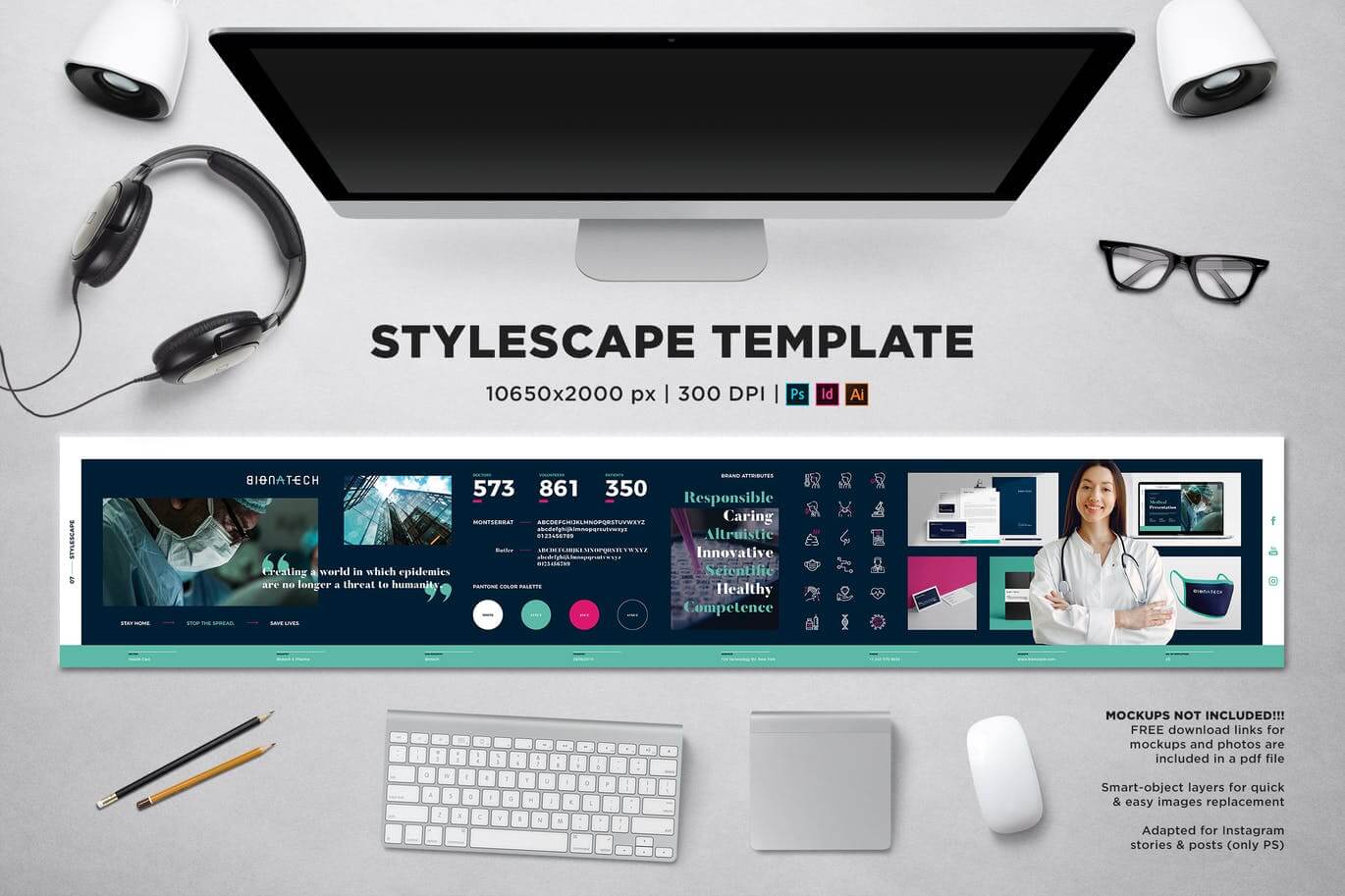 一套深蓝高端高品质banner海报设计素材模板