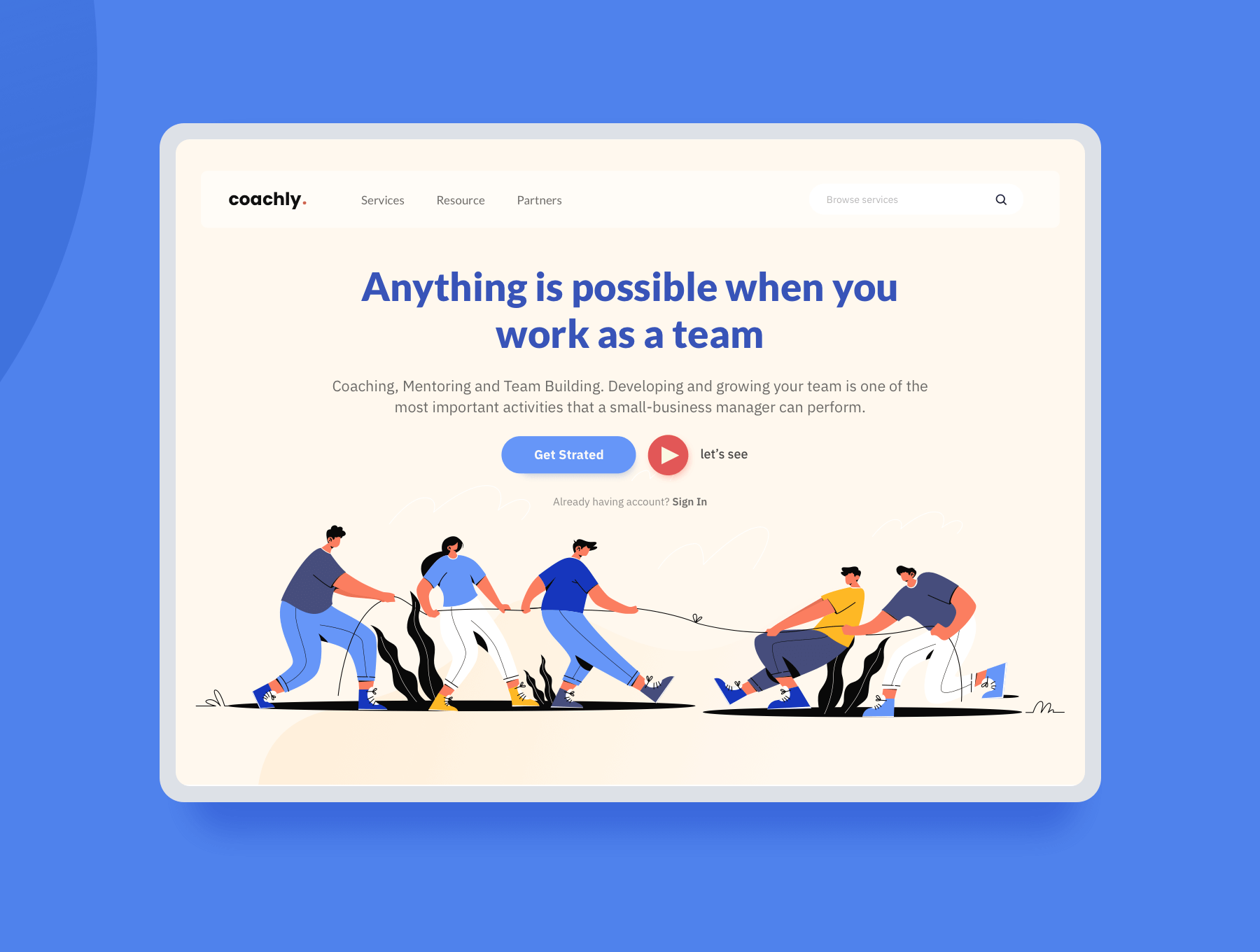 12个团队管理工作场景插图素材