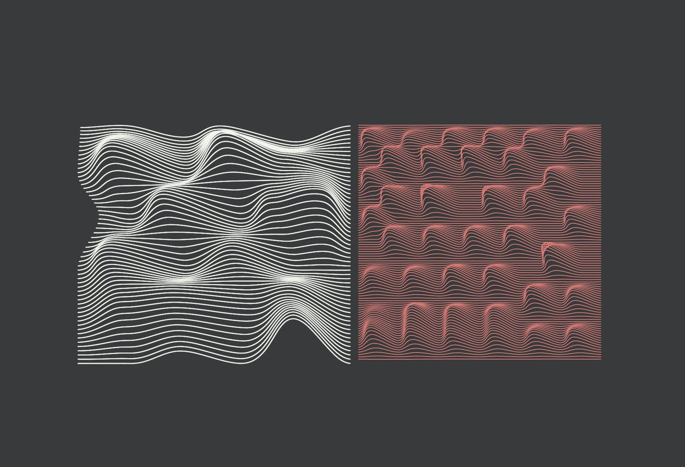 20个高端抽象波浪线procreate笔刷集合