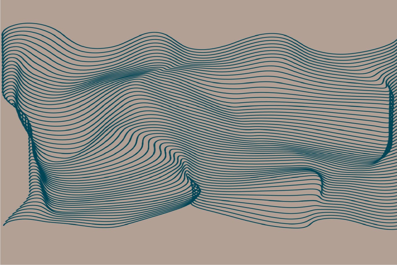 20个高端抽象波浪线procreate笔刷集合