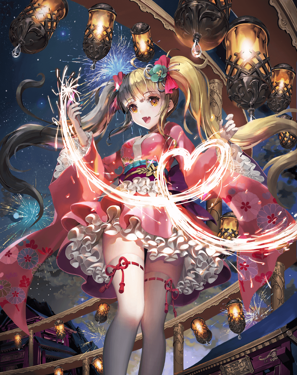 会用光影效果的插画设计师有多强？作品轻松破万赞