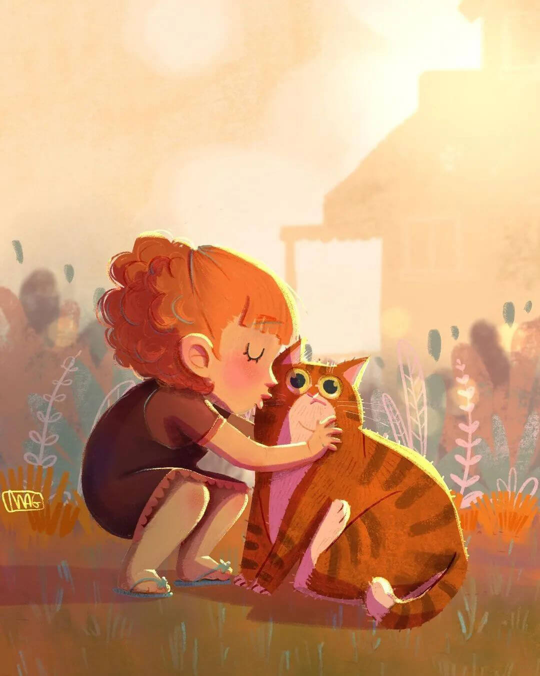 会用光影效果的插画设计师有多强?作品轻松破万赞