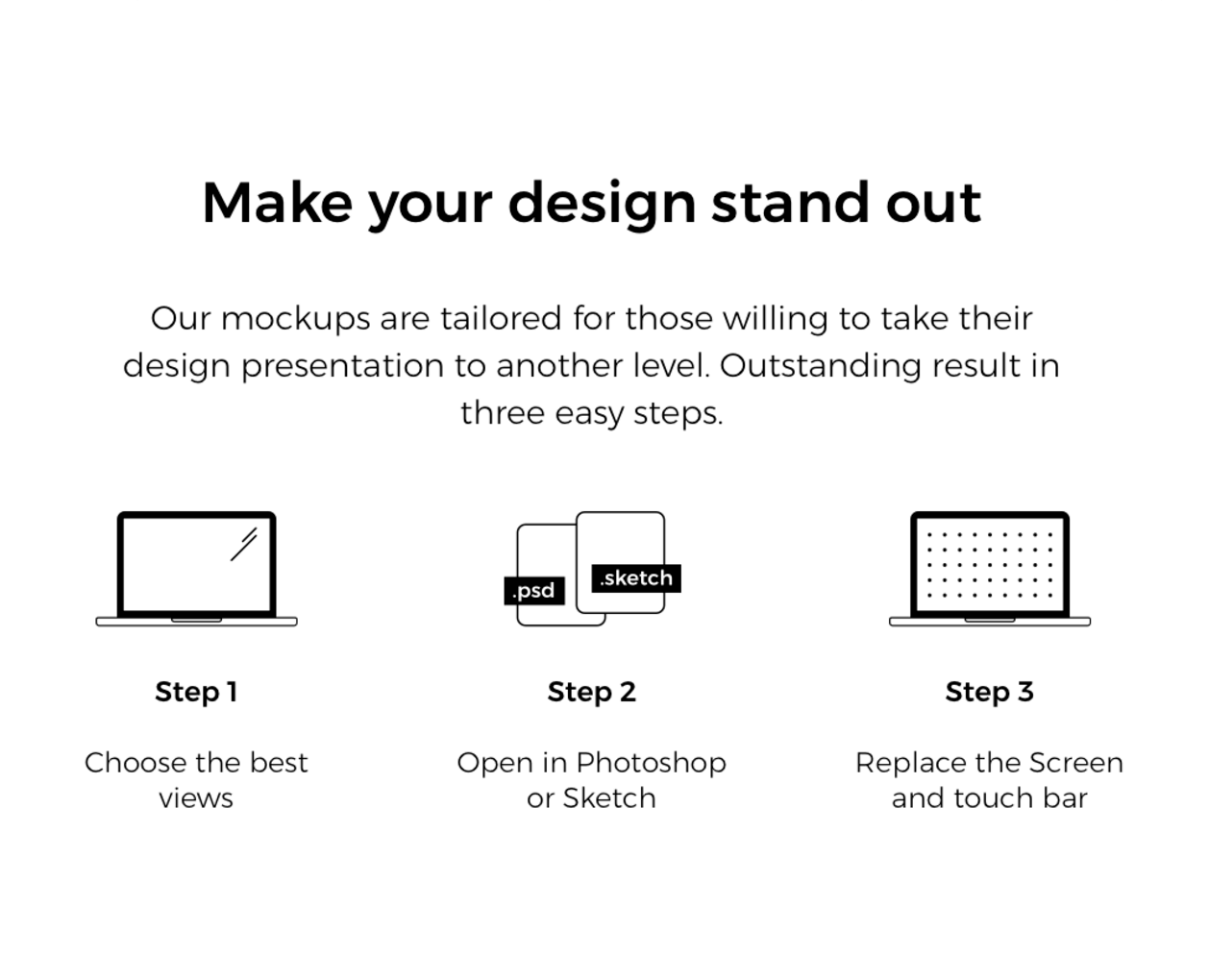 10个逼真高品质MacBook Pro 15寸笔记本电脑样机素材
