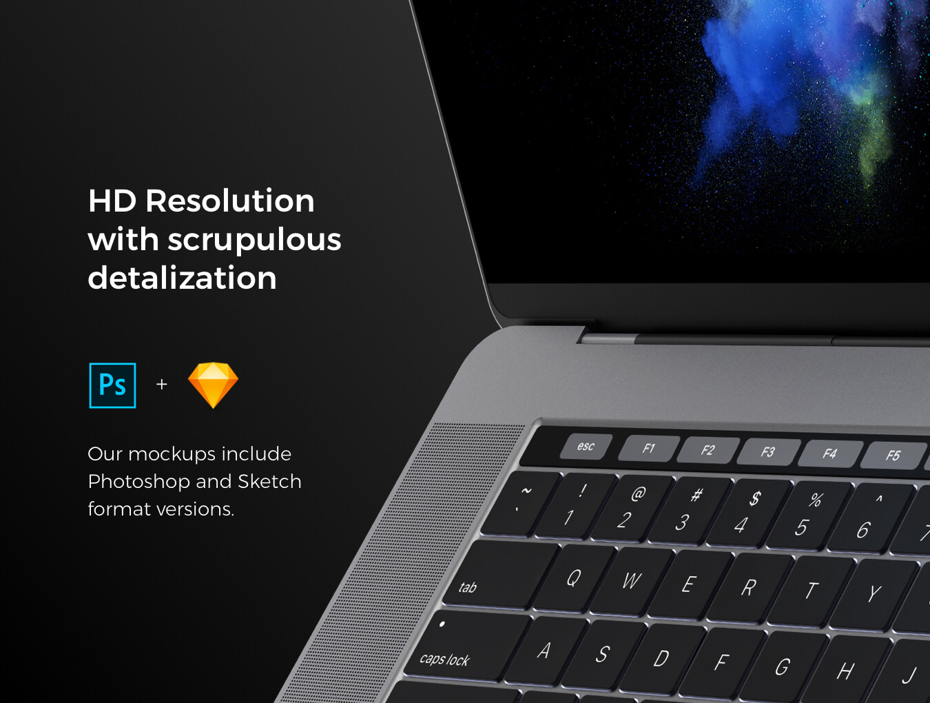 10个逼真高品质MacBook Pro 15寸笔记本电脑样机素材