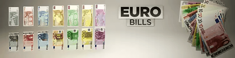 硬币纸币POS机等金融相关C4D/E3D模型素材