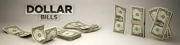 硬币纸币POS机等金融相关C4D/E3D模型素材