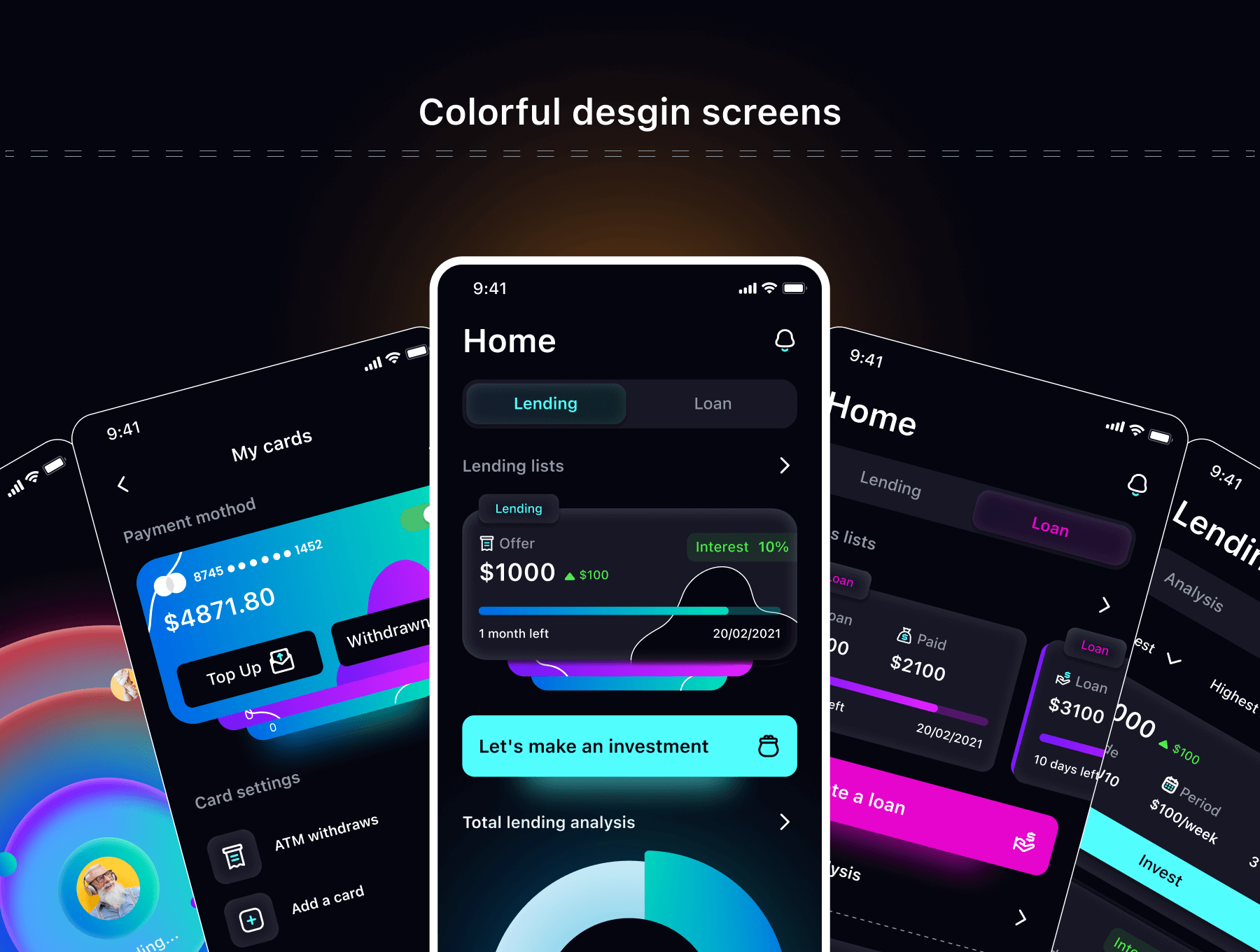 40个金融借款类APP UI kit素材