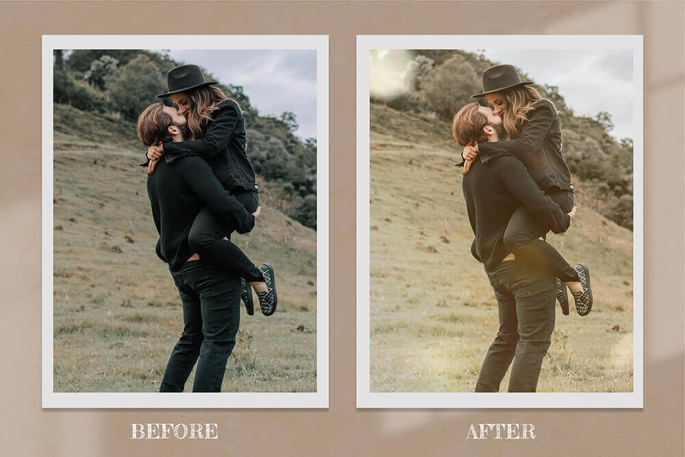 50个复古太阳光线效果照片叠层PNG素材