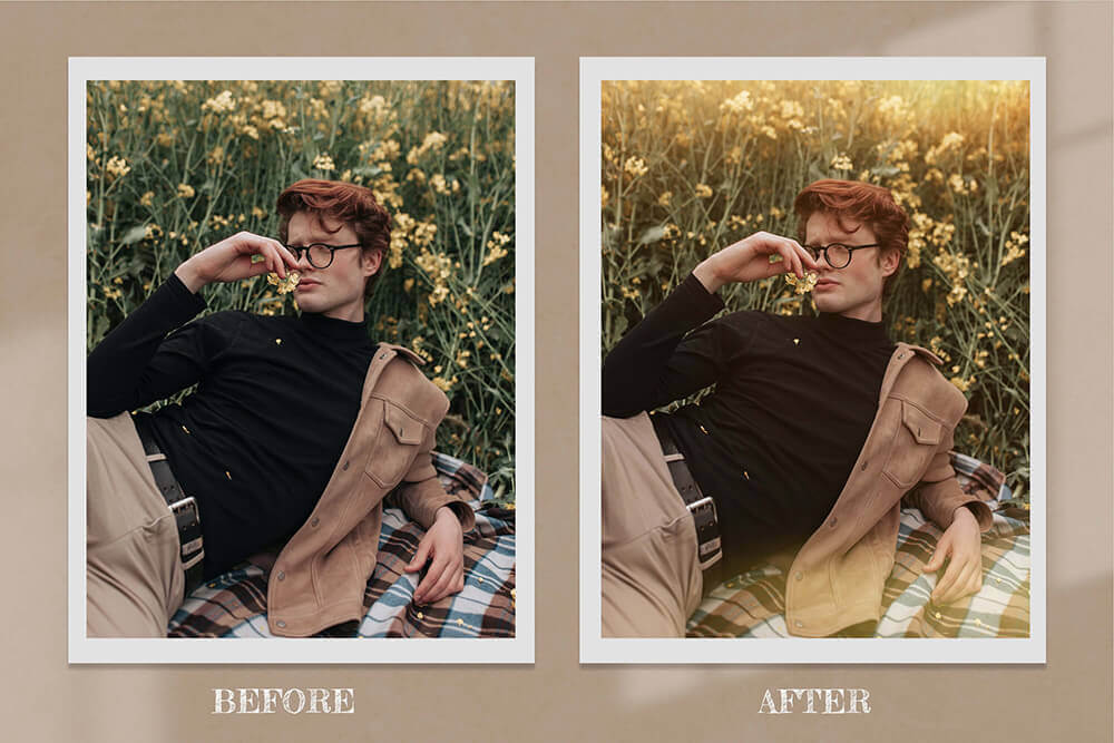 50个复古太阳光线效果照片叠层PNG素材