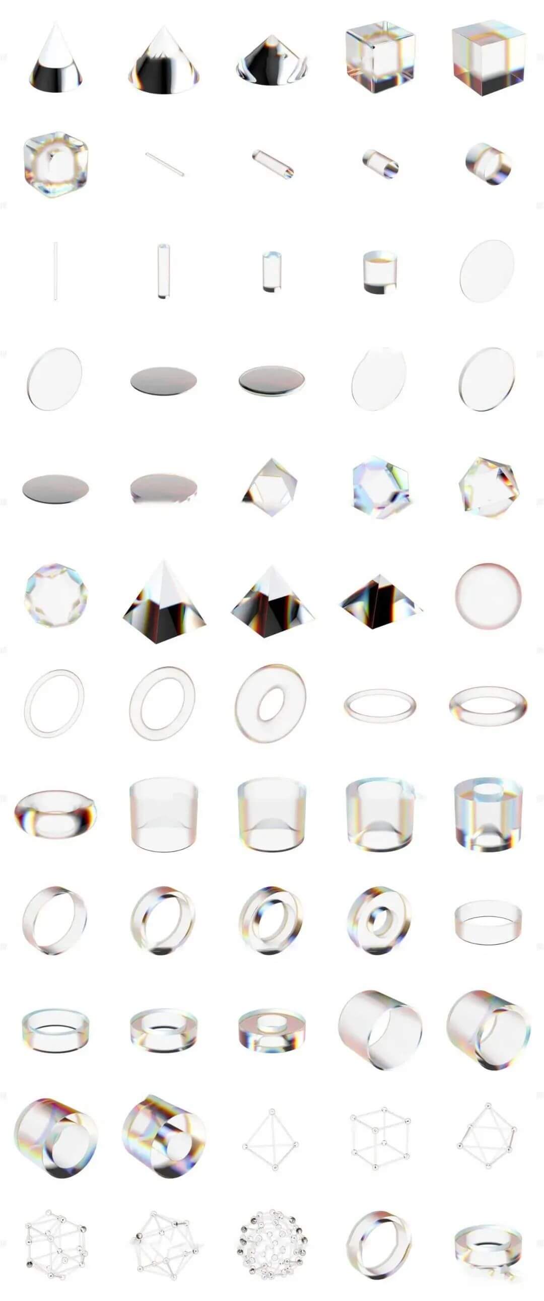 潮流磨砂玻璃立方体效果放在作品集里，肯定会加分不少！