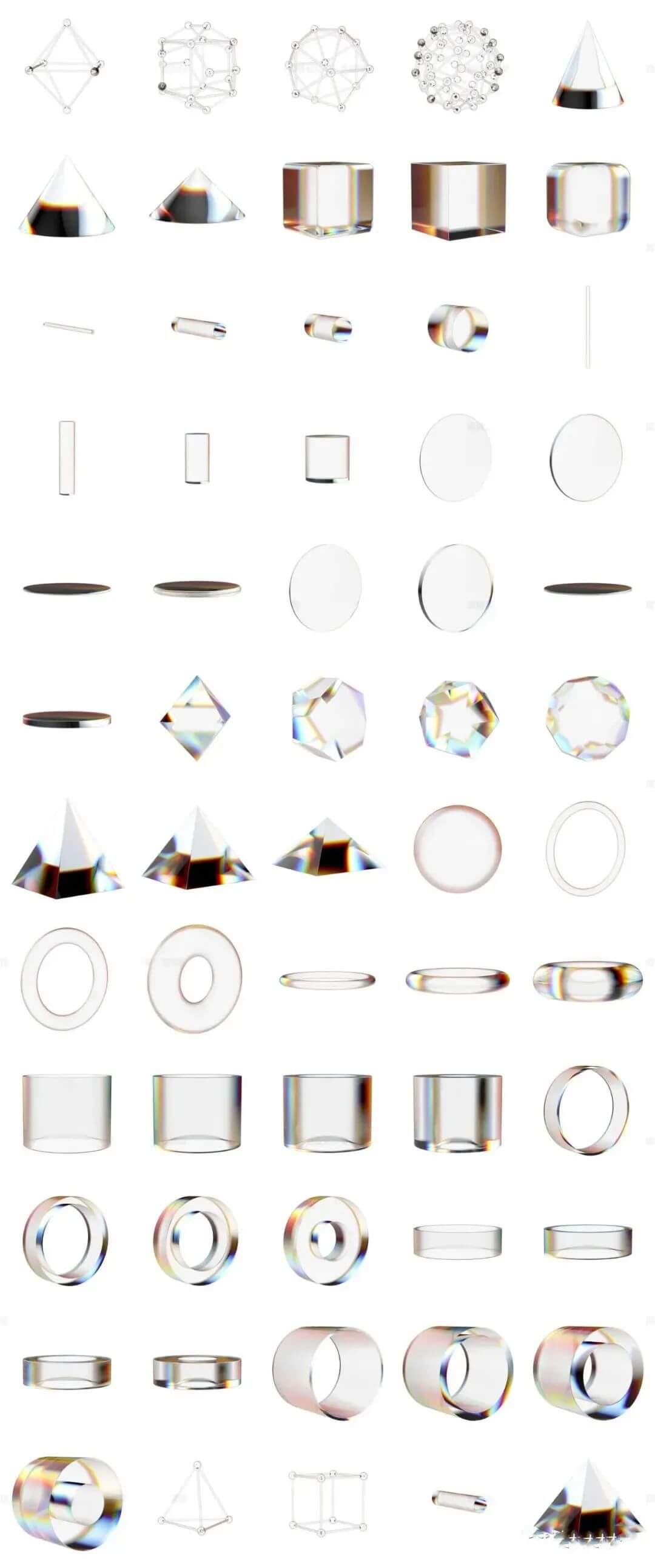 潮流磨砂玻璃立方体效果放在作品集里，肯定会加分不少！