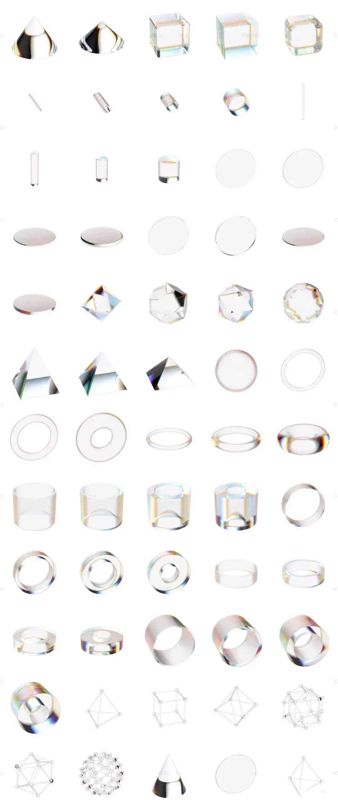 潮流磨砂玻璃立方体效果放在作品集里，肯定会加分不少！