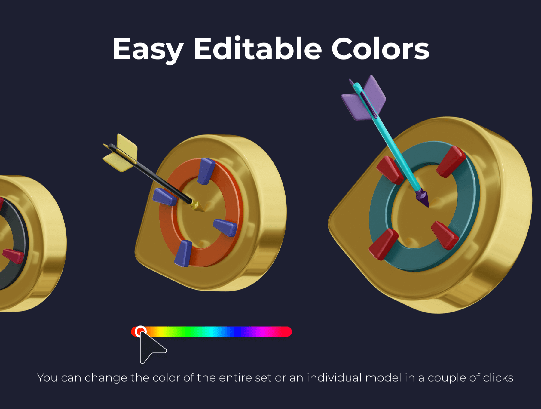 21个金色奖杯星星徽章点赞3D图标素材