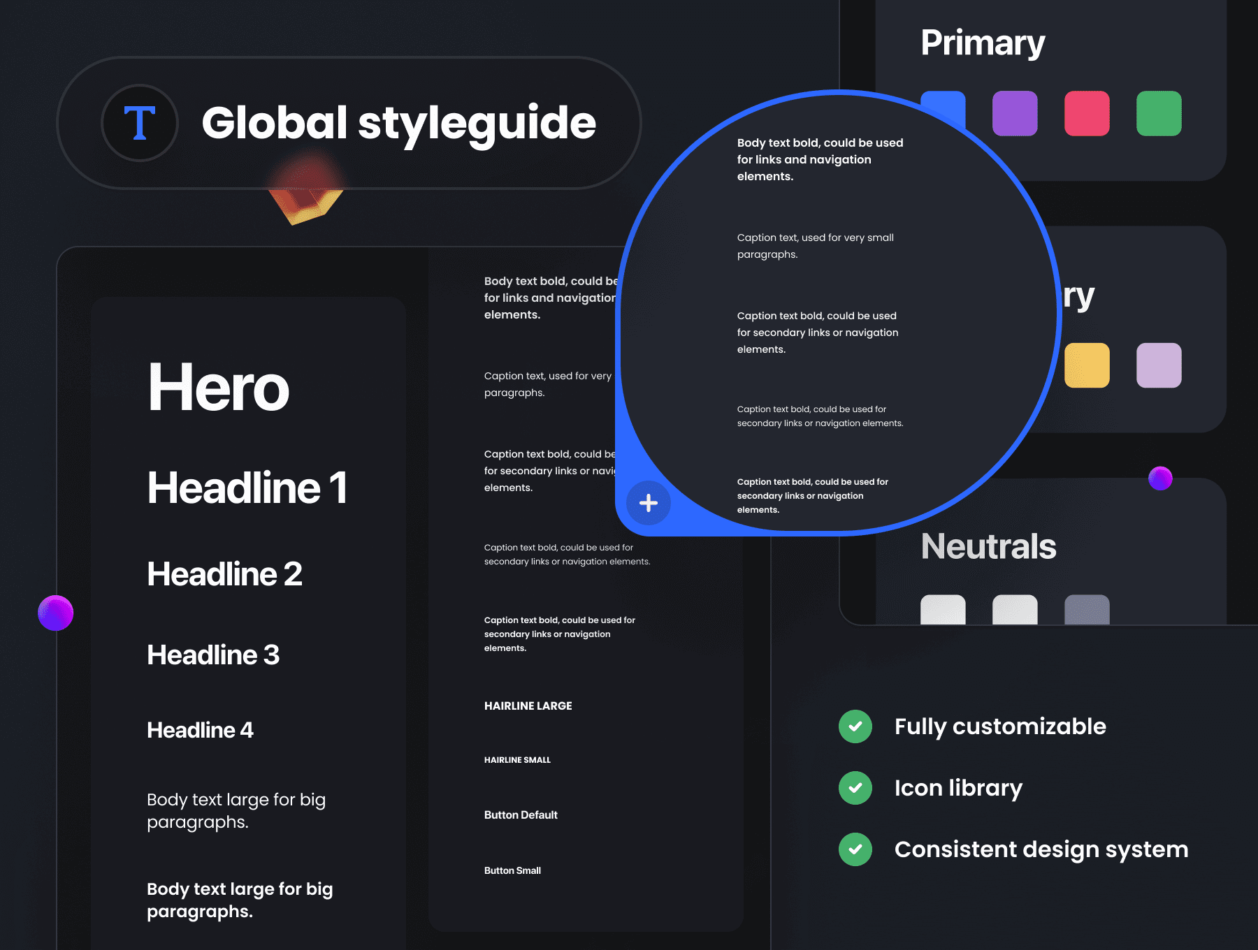 超酷精品:236个明亮暗黑风格通用UI界面素材包