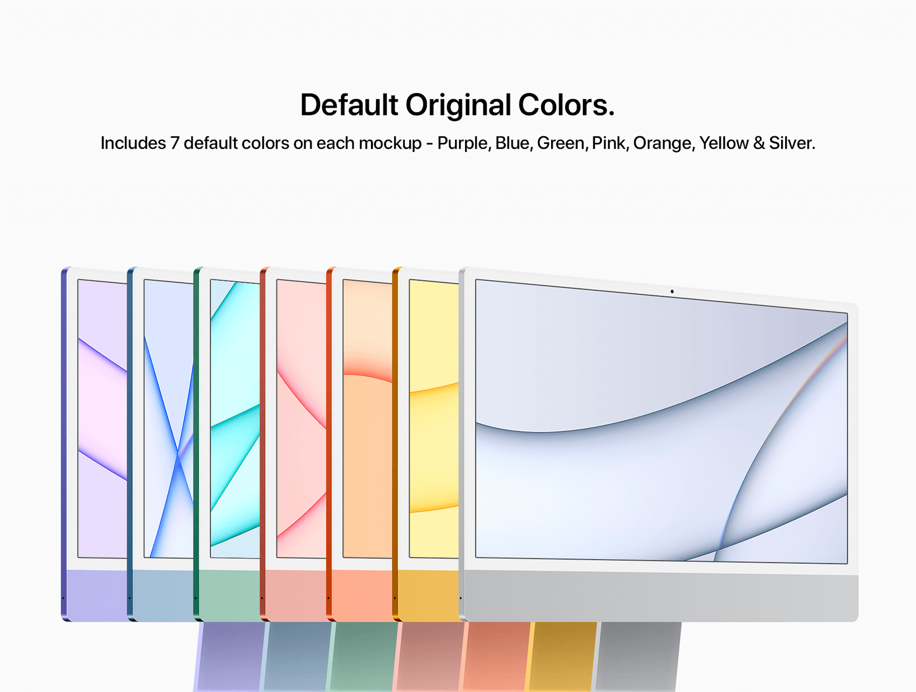 10个高品质苹果24寸iMac素材PSD样机源文件
