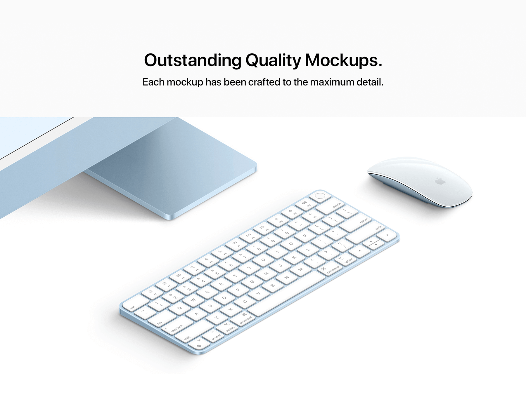 10个高品质苹果24寸iMac素材PSD样机源文件