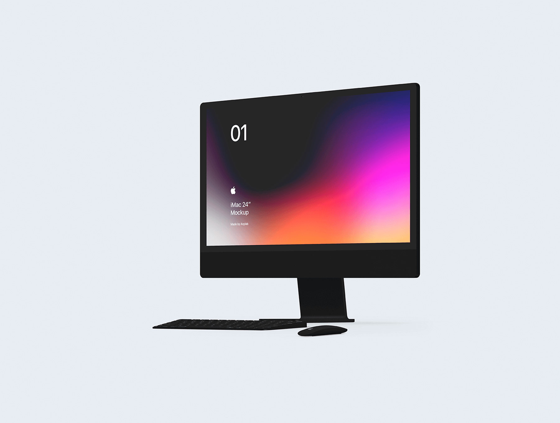 10个高品质苹果24寸iMac素材PSD样机源文件