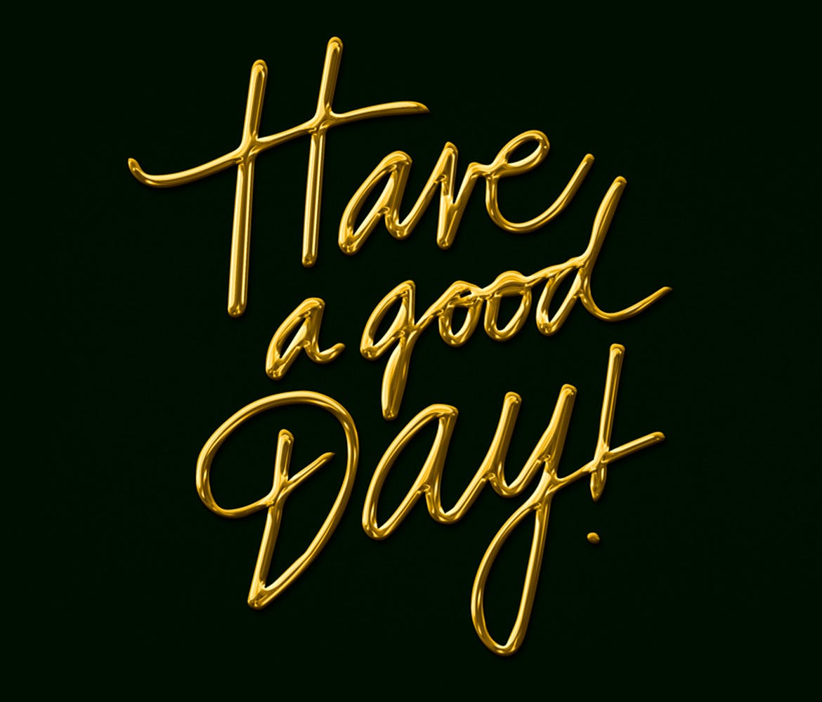 一套3D立体渐变字体设计图层PSD样式素材包