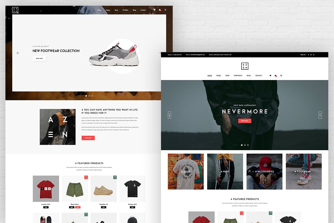 56个用途广泛的电商主题WEB素材PSD模板