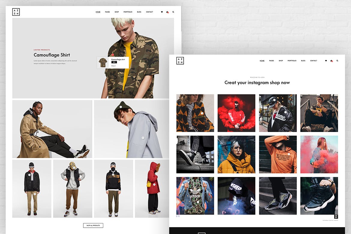 56个用途广泛的电商主题WEB素材PSD模板