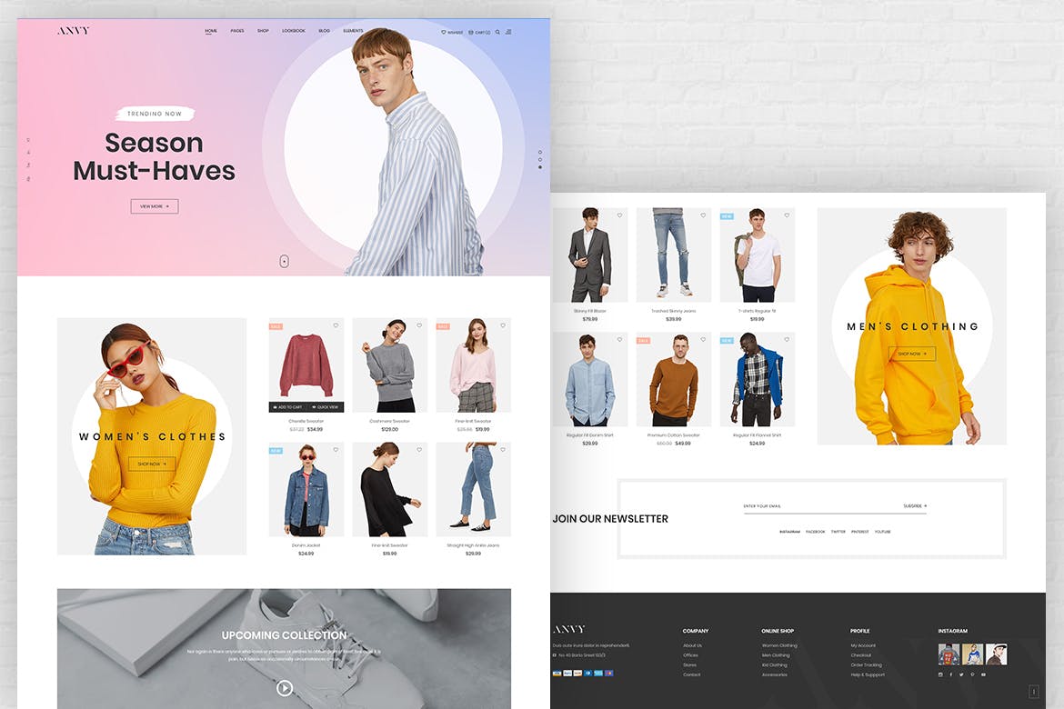 56个白色简洁版式丰富电商购物类WEB网站素材