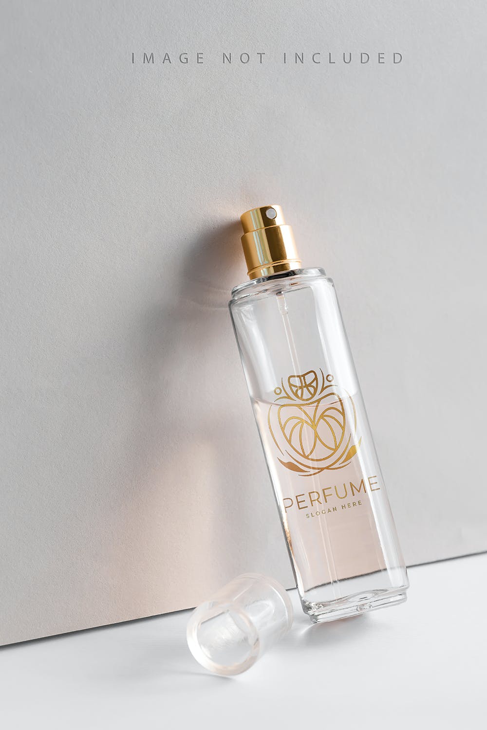 高档逼真的香水瓶模型PSD样机素材