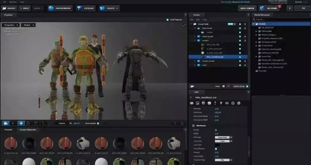 放大招了!史上最全动漫CG模型C4D模型素材包你值得拥有!