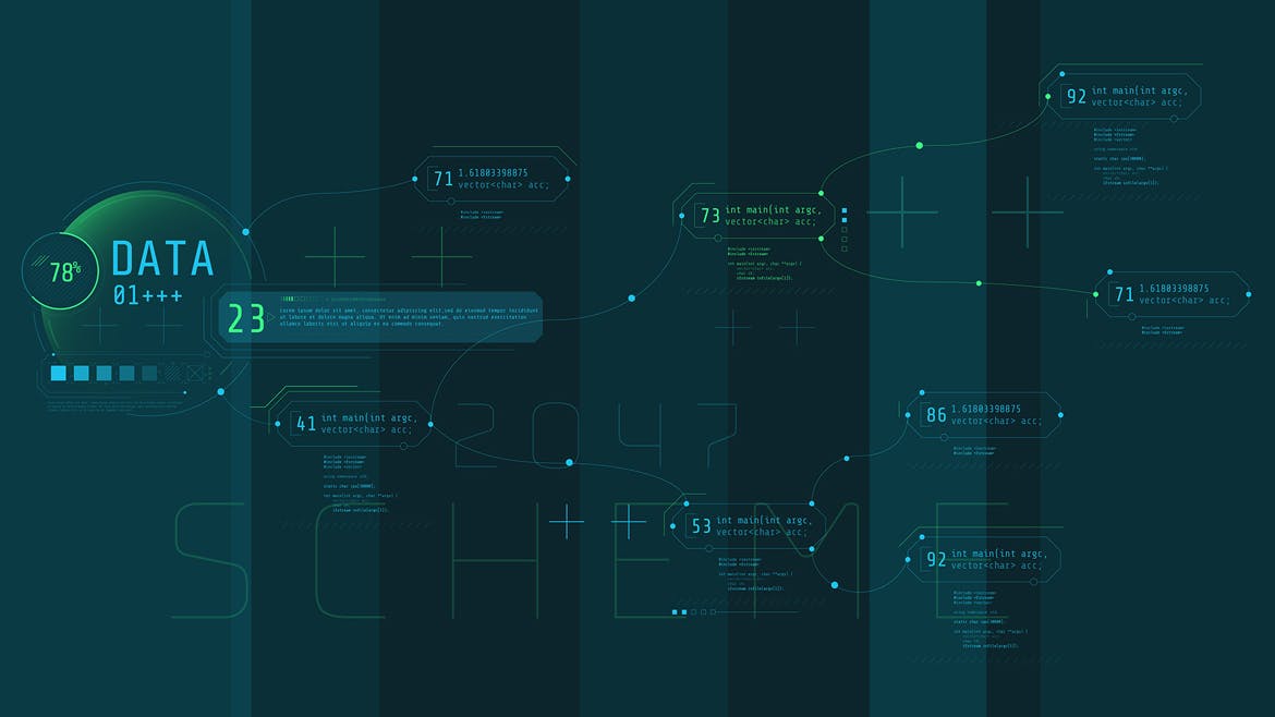 一套非常有科技感的HUD Pro信息图表素材