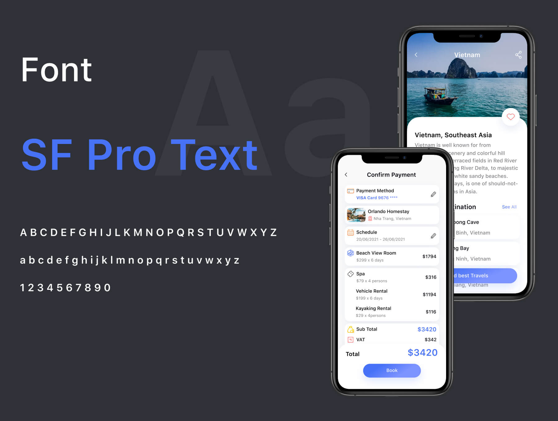 35个富有细节的旅游主题类APP UI KIT素材包（Figma）