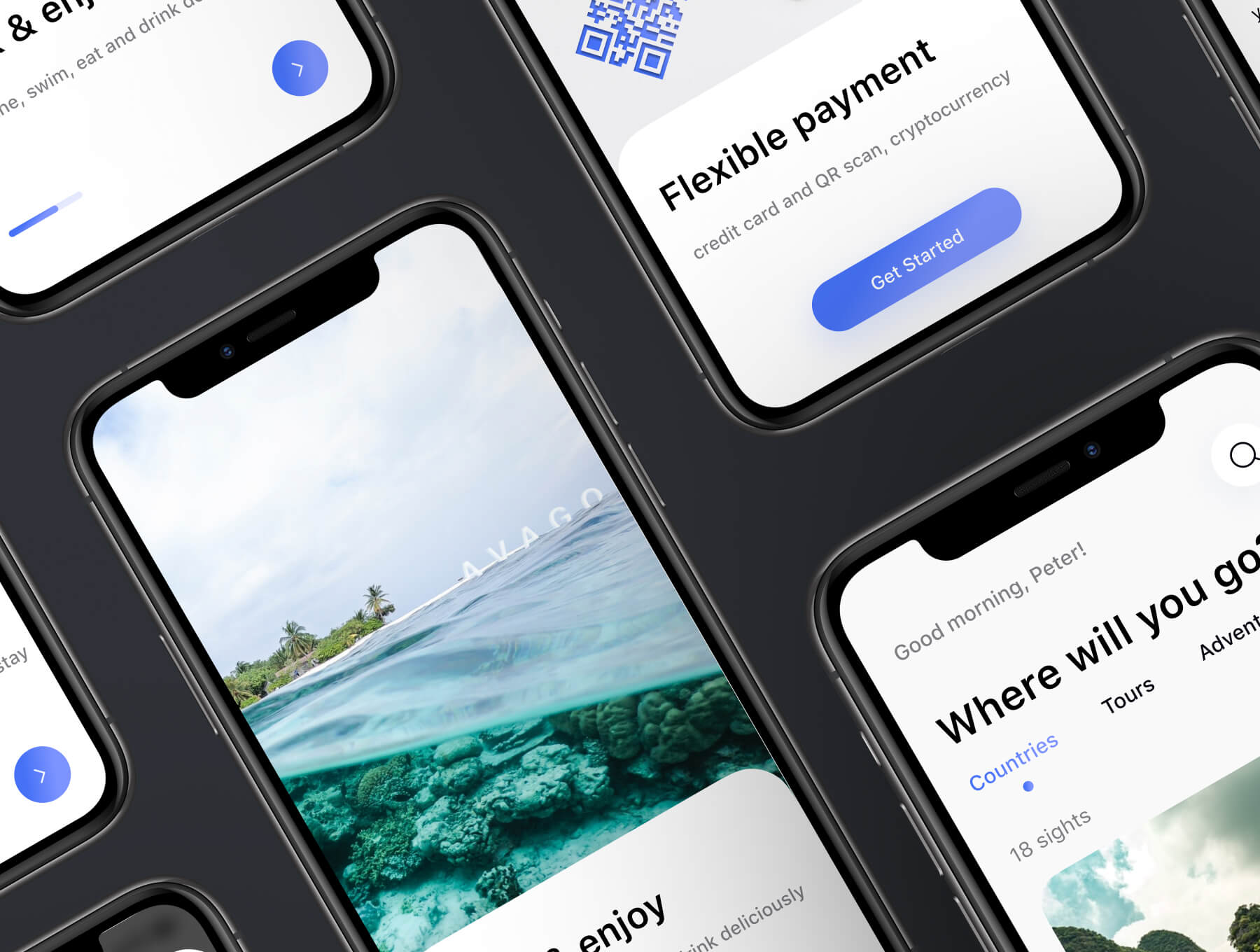 35个富有细节的旅游主题类APP UI KIT素材包（Figma）