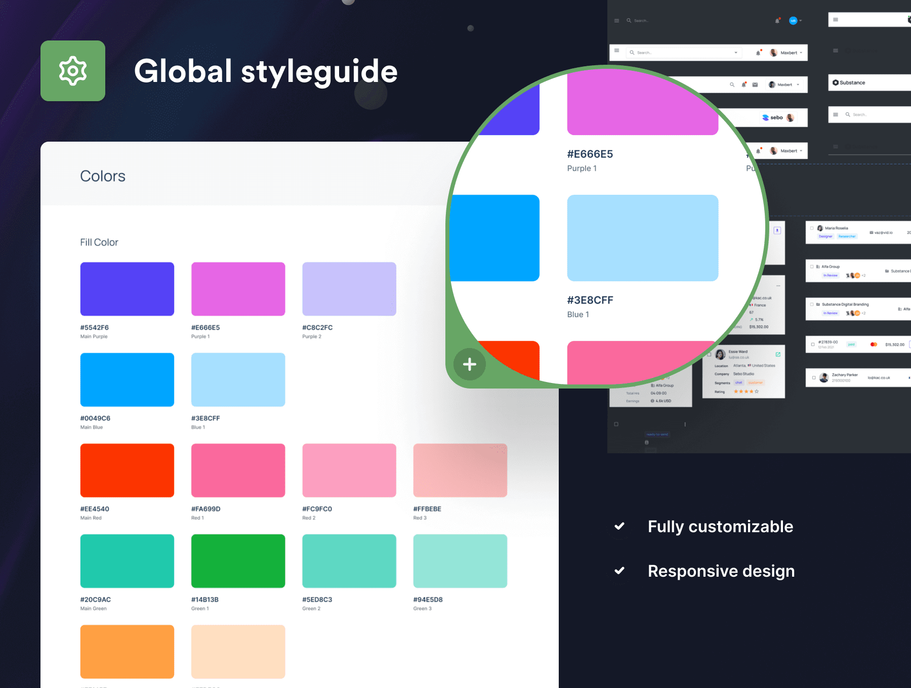 300+后台管理UI界面设计素材包