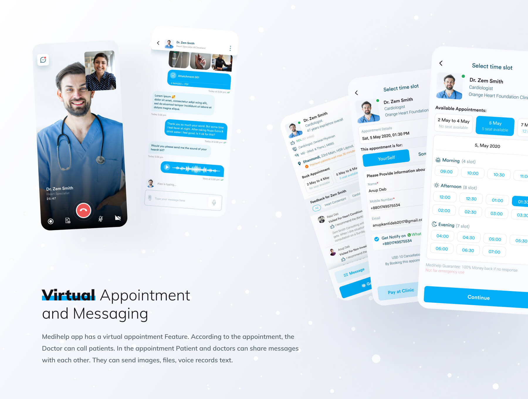 42个医疗医药相关的UI界面素材包