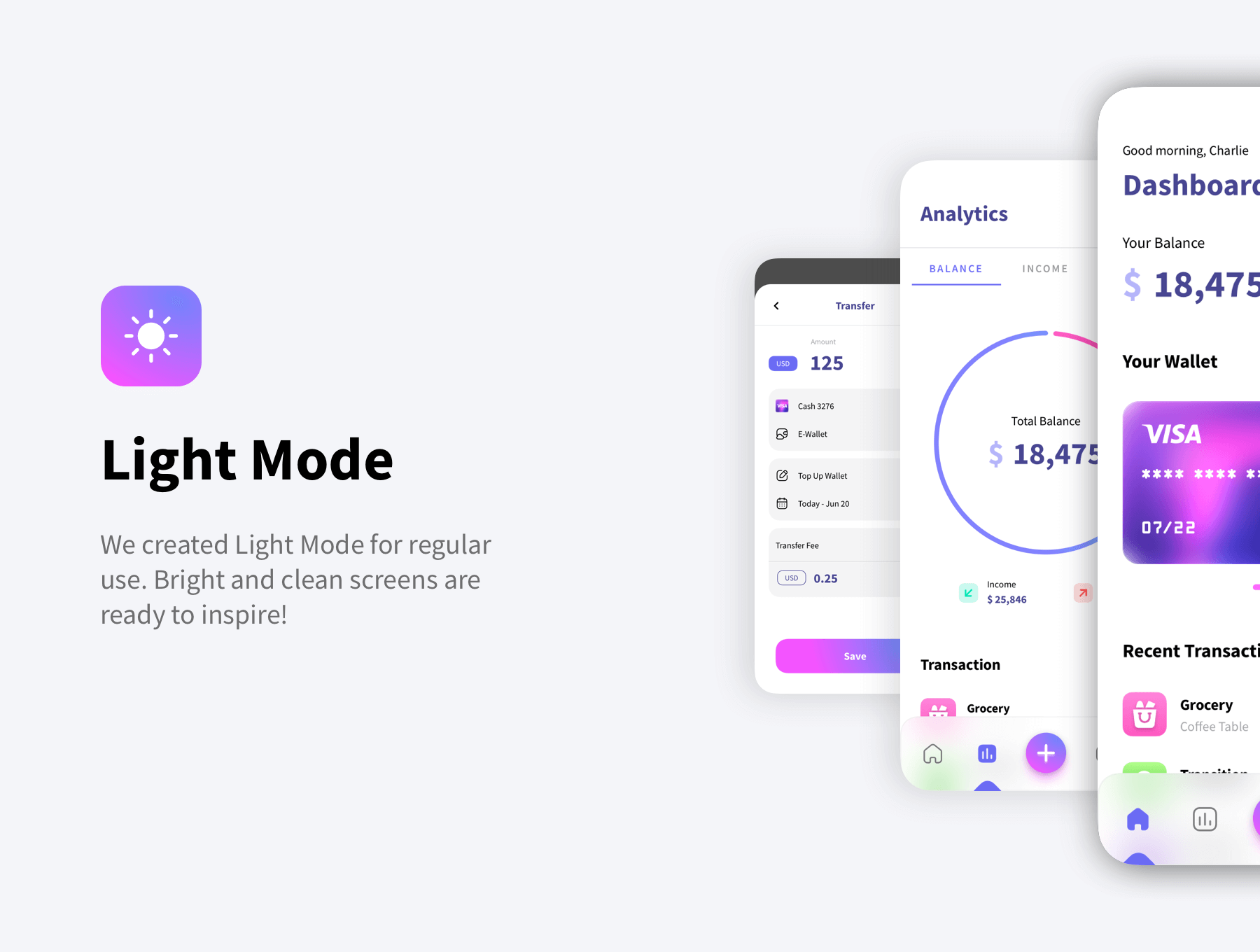 80多个紫色炫丽钱包金融主题APP UI kit素材包