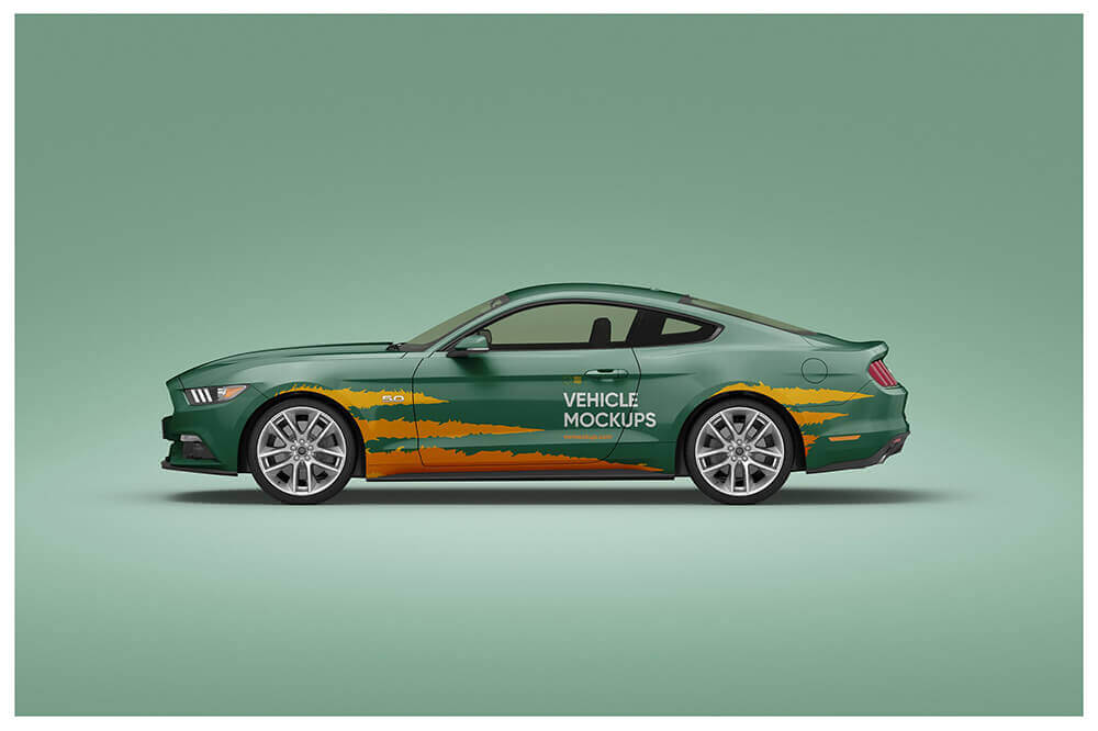 交通工具汽车样机PSD素材包合集