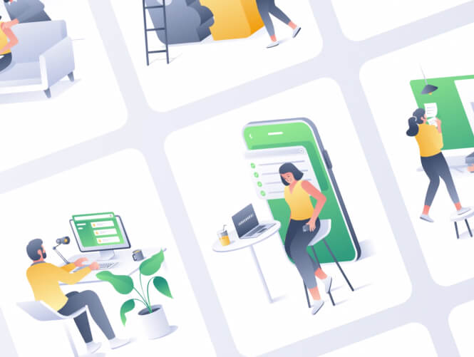 10个工作和办公室主题高品质插画素材