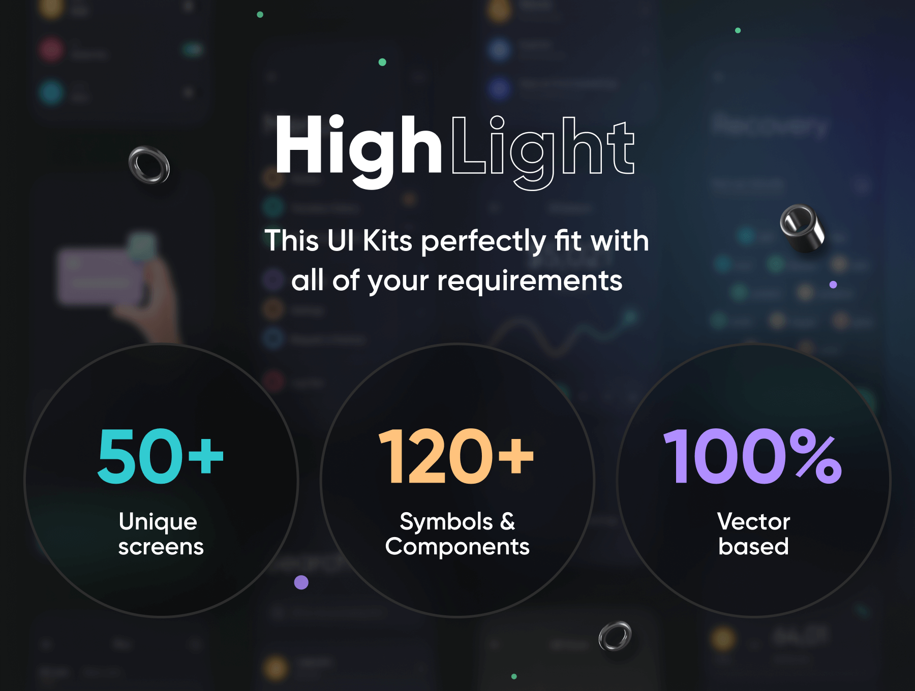 50多个适合于移动APP的加密钱包主题UI KIT素材包