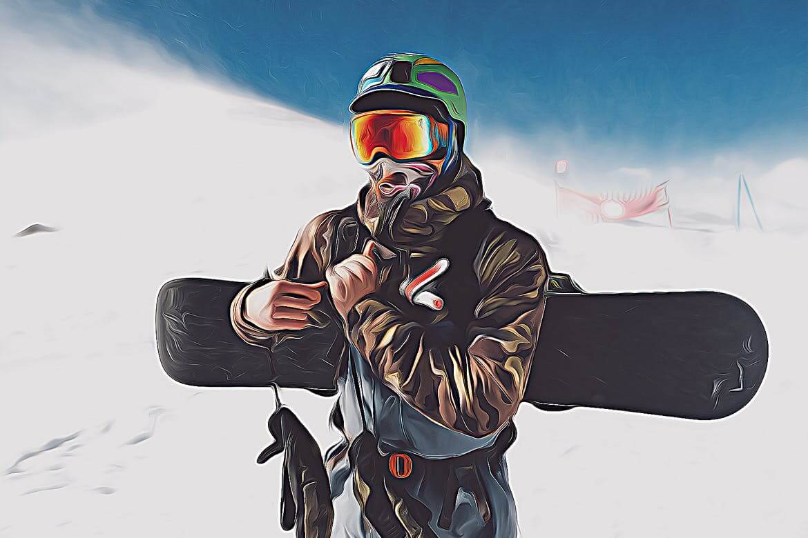 一键生成油画效果的photoshop动作预设