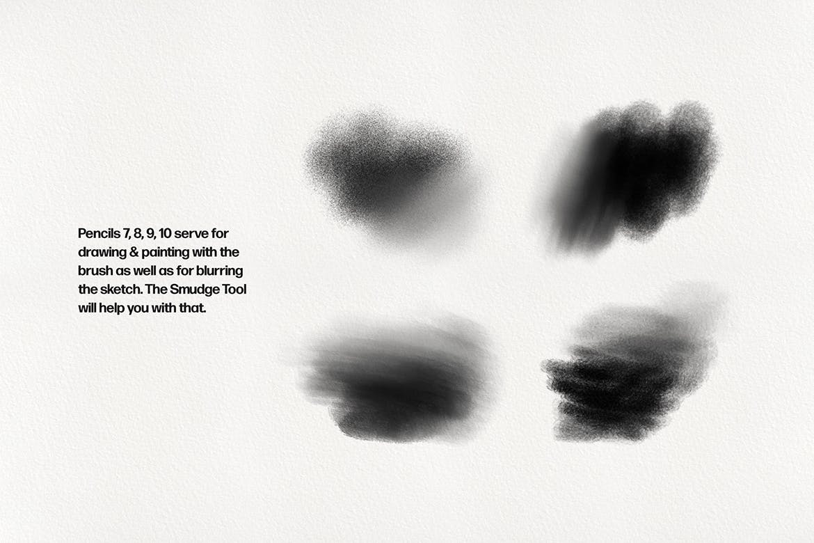 25支逼真铅笔效果 Procreate 笔刷素材下载